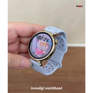 18 20 22mm透气硅胶运动表带For Huawei watch gt6/gt5/gt4 41mm/gt5 pro/watch5 42mm/gt3/gt2 46mm