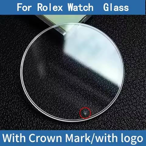 For Rolex Sapphire Glass For Explorer 36/39Case 114270 124270 124273 214270 116400 With logo Gasket 