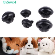 TN5WC4 Noses DIY Accessories, Black DIY Accessories Dog Noses for Crafts, Wolf Nose Plug-in Plastic 