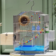 Galvanized Bird Cage Luxury Mansion Style Bird Cage Accessories Included Large Home Parrot Cage Dura