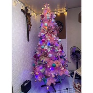 (WY) GSE PINK TREE Christmas Tree 120cm 150cm 180cm 210cm 4Ft 5Ft 6Ft 7Ft Metal Stand ( PINK TREE ) Fast