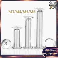 304 stainless steel Chicago screw binding post screw M3/M4/M5/M6 * L4-160mm 【ZHDS*】