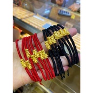 18k HK Gold Piyao Bracelet Gold Plated Only 18k Gold Bracelet