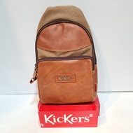 Kickers Canvas+Leather crossbody bag (1KIC-C 78597/78598/78599/78600)
