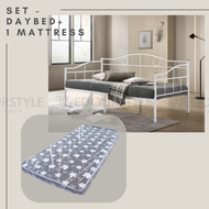 🔥READY STOCK🔥DAY BED SINGLE METAL BED FRAME/KATIL BESI/SOFA BED/DAYBED