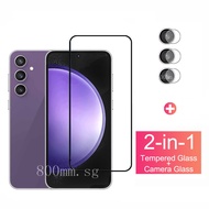 For Samsung S23 FE High Quality Full Cover Tempered Glass For Samsung S23 Ultra S22 S21 S20 S10 Plus Ultra S20 S21 FE Screen Protector and Camera Lens Protector