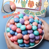 Fast Shipping Ready Stock Round Magnet Morandi Color Round Head Magnet Magnet Blackboard Whiteboard 