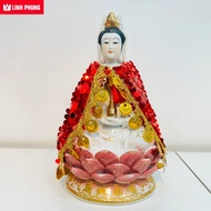 SA Avalokitesvara's Robe in Plain Sequin Fabric for statues from 20cm to 60cm high
