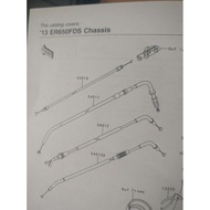 Clutch cable er6 er6n ninja 650
