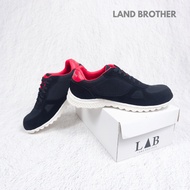 Land Brother Safety Sneakers Black red Sneakers Men