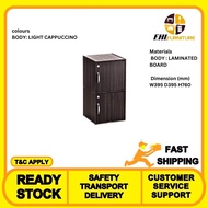 EHL FURNITURE - CODEY 2 DOOR STORAGE BOX WITH LOCK