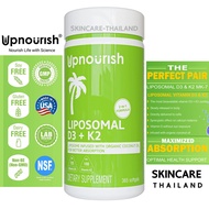 Upnourish Liposomal Vitamin D3 K2 MK7 365 Softgels