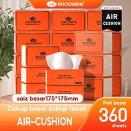 [60 Packs|SHOUWEN]Thickened Tissue Paper 4ply Facial Tissue Soft Face Tissue 175x175mm Napkin Tisu
