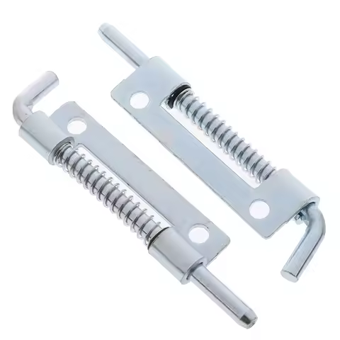 1Pc 9cm Long Silver Stainless Steel Door Latch Sliding Lock Barrel Bolt Latch Hasp Staple Gate Safet