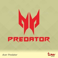 Cutting Sticker Stiker Predator Motor Helm Laptop Mobil PC Mainan Acer