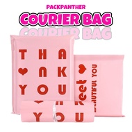 PACKPANTHER Courier Bag Pink Polymailer Thank You Packaging Plastik Pos E-Dagang Seller