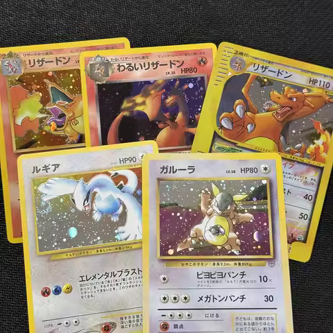 PKM Proxy Cards Japanese Rocket Dark Charizard Neo Era Lugia Promo Kangaskhan e-Series Era Charizard