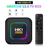 HK1 RBOX K8 13.0 TV Box Rockchip RK3528 Quad Core BT5.0+ 8K Video Wifi 6 Voice HD Media Player TV Set Top Box