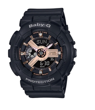 Casio Baby-G นาฬิกาข้อมือผู้หญิง สายเรซิ่น รุ่น BA-110RG-1ABA-110RG-4A BA-110RG-7A ของใหม่ของแท้100%