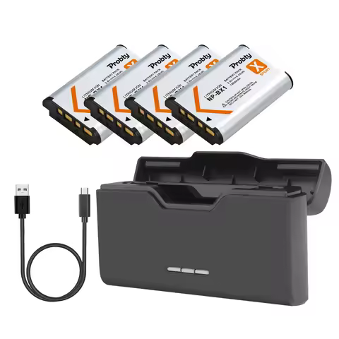 1800mAh NP-BX1 NPBX1 Battery with Charger Box for Sony zv-1 DSC- RX100 M7 M6 AS300 HX400 HX60 WX350 