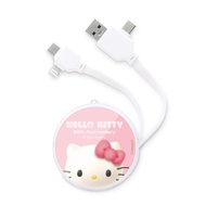 (ซีรีย์พรีเมียม) สายชาร์จเร็ว Sanrio Hello Kitty PD ของแท้ 100% Melody Retractable USB Type-C to Lig