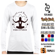 HEALTH AND BEAUTY YOGA STUDIO T-SHIRT YOGA T-SHIRT
