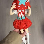 Strawberry Rabbit Ear azone Six-point Baby Clothes Maid Costume Doll Doll Costume Replacement Set KZ