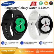 Original second hand 95%new Samsung Galaxy Watch 4 44mm Smartwatch with ECG Monitor Tracker for Health Fitness Running Sleep Cycles GPS Fall Detection Bluetooth US Version Silver