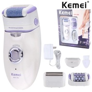 Kemei 3In1 Electric Epilator For Women Shaver Leg Body Hair Removal Facial Lady Bikini Trimmer Epila