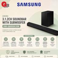 SAMSUNG 3.1.2CH SUBWOOFER Q-SERIES SOUNDBAR (2026) - HW-Q600H