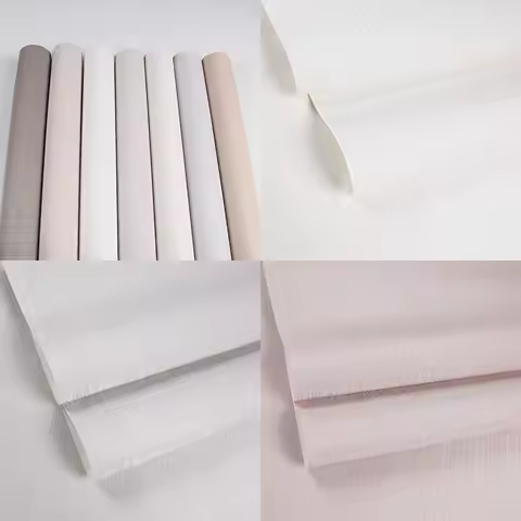 Solid Color Fine Stripe Living Room Bedroom Live Streaming Background Wallpaper for Restaurant Priva