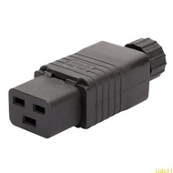 Lidu11 Rewirable 16A 250VAC 320 C 19 plug IEC C19 DIY plug conector IEC conector IEC