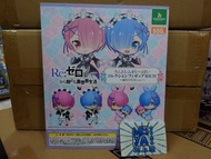 三上屋 日版 BUSHIROAD 武士道 RE : 從零開始的異世界生活 拉姆 & 雷姆 RAM & REM 誕生日生活 VER RICH BIRTHDAY LIFE 扭蛋 1套4款 連底座 家居裝飾