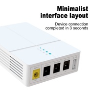 Mini UPS Battery Backup 13500mAh Portable Rechargeable USB DC Backup Power 5V/9V/12V Uninterrupted P