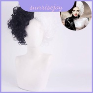 Inspired Cruella Alluring Wig For Women Full Head Cosplay Accessory Diverse In Lengths