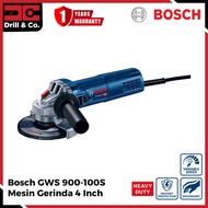 Bosch GWS 900-100 S Mesin Gerinda 4" Variable Speed / Gerinda Tangan 4 Inch