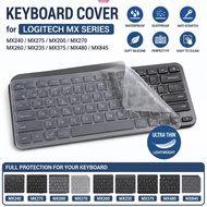Keyboard Cover for Logitech MX Series, Soft Silicone Keyboard Protector, Waterproof Dustproof Anti-D