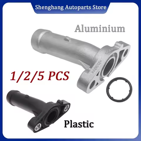 03H121145A Aluminium Plastic Engine Coolant Flange 95510623100 03H121144A For Audi Q7 VW CC Passat P