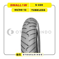 Motorcycle Tire Matic Size 90/90 100/80 Ring 12swallow S-220 Tubeless Deli Tire