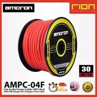 AMERON AMPC-04F 30 meter Car Audio Power Cable 100% Real AWG #4 Gauge CCAW (Copper-clad Aluminium Wi