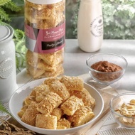 Kue Kering Pastry Almond Prima Rasa Kemasan Tabung 21 cm Oleh2 Bandung
