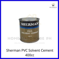 ▣ ❂ ♠ Sherman Solvent Cement 400cc / PVC Cement 400cc