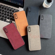 Casing redmi 9A Solid color business leather phone case YBP