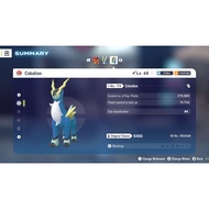 Pokemon Legends Z-A - 6IV Shiny Cobalion