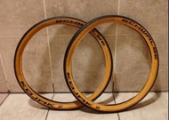 349/16" Schwalbe Kojak Tires (Pair) - Tan Wall (brompton/ neo/dahon/etc)