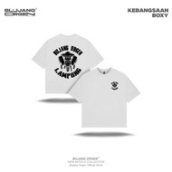 BUJANG ORGEN T-Shirt - "NATIONAL" - Boxy White Series T-Shirt