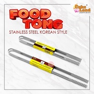 THE BAKER Stainless Steel Korean Style BBQ Tong - 12"/14"