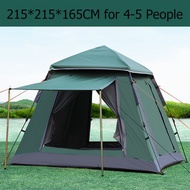 Height165 Automatic Tent 4-5 Person Outdoor Foldable Camping Auto Tents UV Resist 2 Doors Camp Auto Khemah Camping Tidur