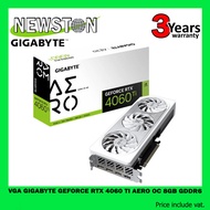 VGA (การ์ดแสดงผล) GIGABYTE GEFORCE RTX 4060 TI AERO OC 8GB GDDR6