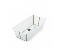 Stokke FlexI Bath X-Large 摺疊式感溫浴盆加大版-透明綠